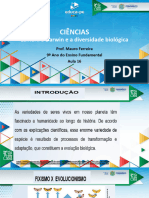 9 Ano - Aula 16 - CIÊNCIAS - Lamark e Darwim e A Diversidade Biológica - Prof Mauro 02.07.2021