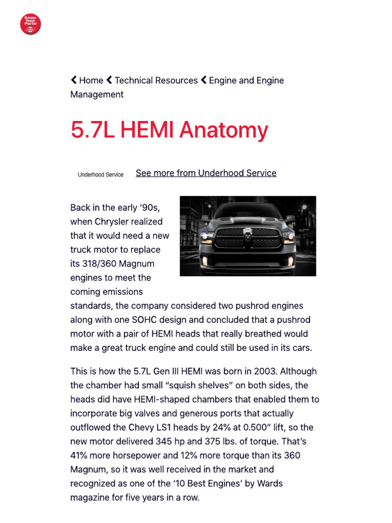 5 7 HEMI MAINTENANCE SCHEDULE intelligence overview