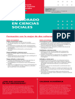 Doctorado en Ciencias Sociales