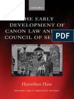 The Early Development of Canon Law and The Council of Serdica (Hamilton Hess)