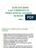 Kişilik Gelişimi Eric Erikson'Un Psiko-Sosyal Gelişim Kurami