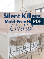 Silent Killers Mold-Free Home Checklist