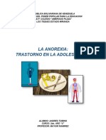 Castellano Codigo Linguistico Parte Ii La Anorexia en Los Adolescentes