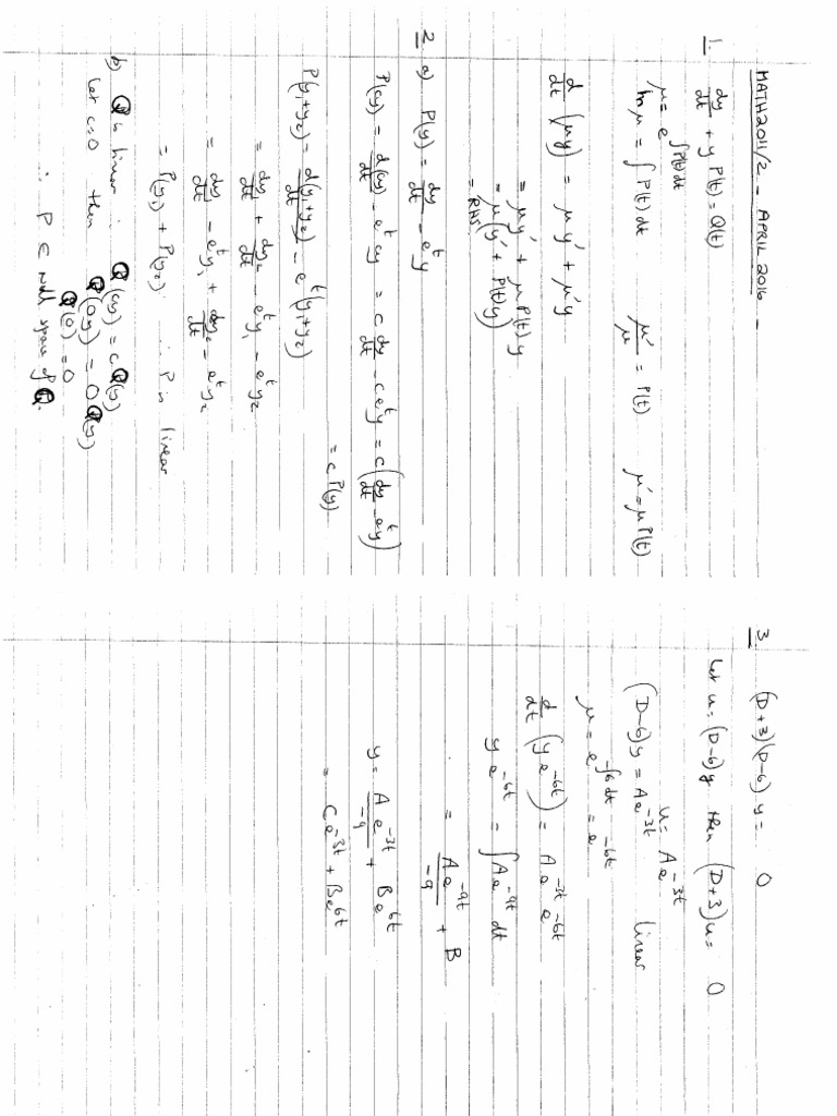 MATH2011 2+memo+april+16 | PDF