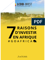 Quelques Raisons Pour Investir en Afrique