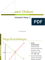 Interaksi Pasar