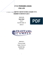 Computer Report Class 11 H Group B