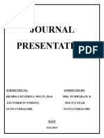 Pushpa Journal Presentation