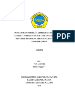 Pengaruh Pendidikan Kesehatan Dengan Media Leaflet Terhadap Pengetahuan Pasien Tentang Penyakit Hipertensi