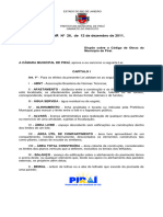 Lei Complem.nº 26 CÓDIGO DE OBRAS PDF