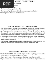 Week 2 - DOT NET Framework