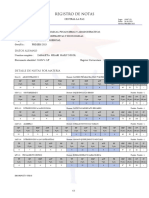 Registro de Notas