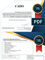 Certificado MARCOS ROBERTO NR18