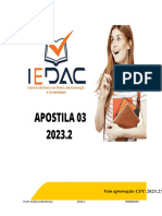 APOSTILA 2023.2 03 DRE  CPC 16  COMERCIAL  PLANEJAMENTO TRIBUTARIO SEM RESPOSTAS