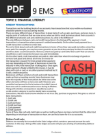 Difference Between Sub - Credit Debit and Credit Memo | PDF