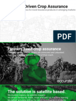 Agcurate - Satellite Driven Crop Assurance - Pitch Deck 2021DEC