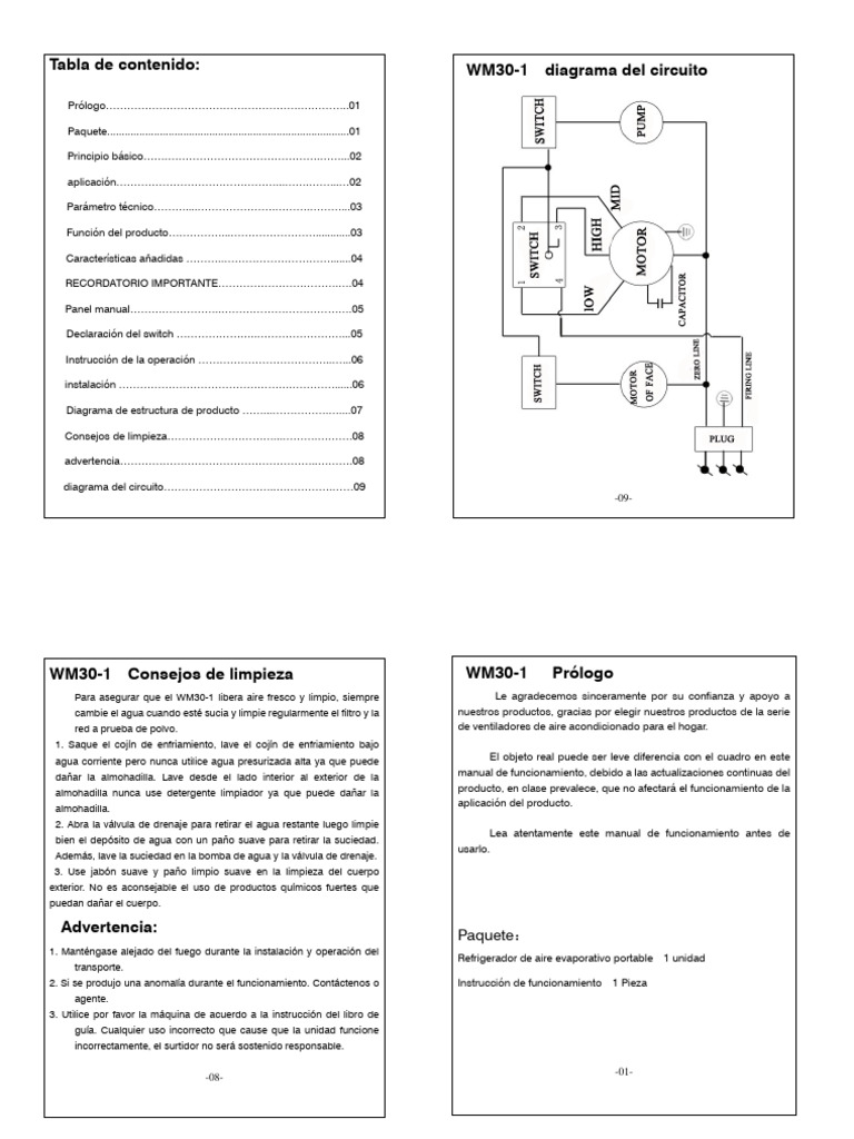 WM 30 Manual ES | PDF