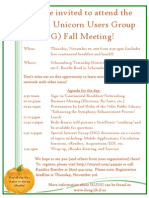 ILUUG Fall Meeting Flyer To Mail