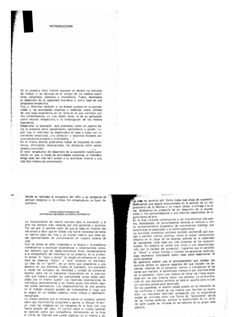 El Taller de Terapias Expresivas Injtro Cap 4 y 6 PDF