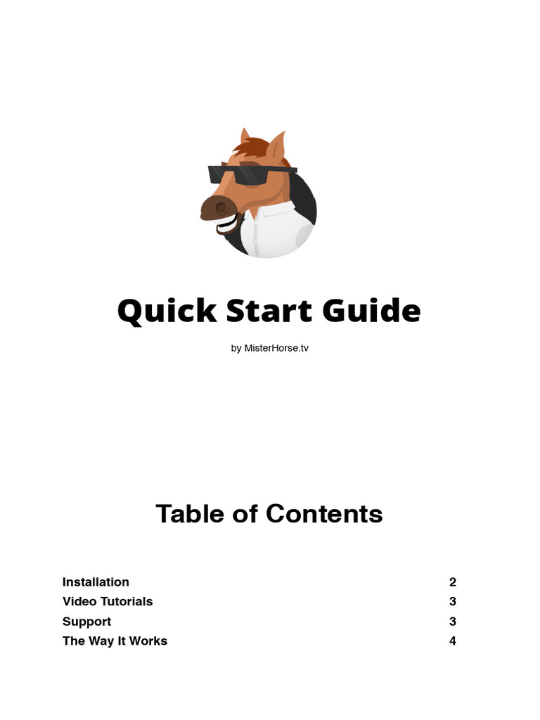Quick Start Guide Envato 1.3 | PDF