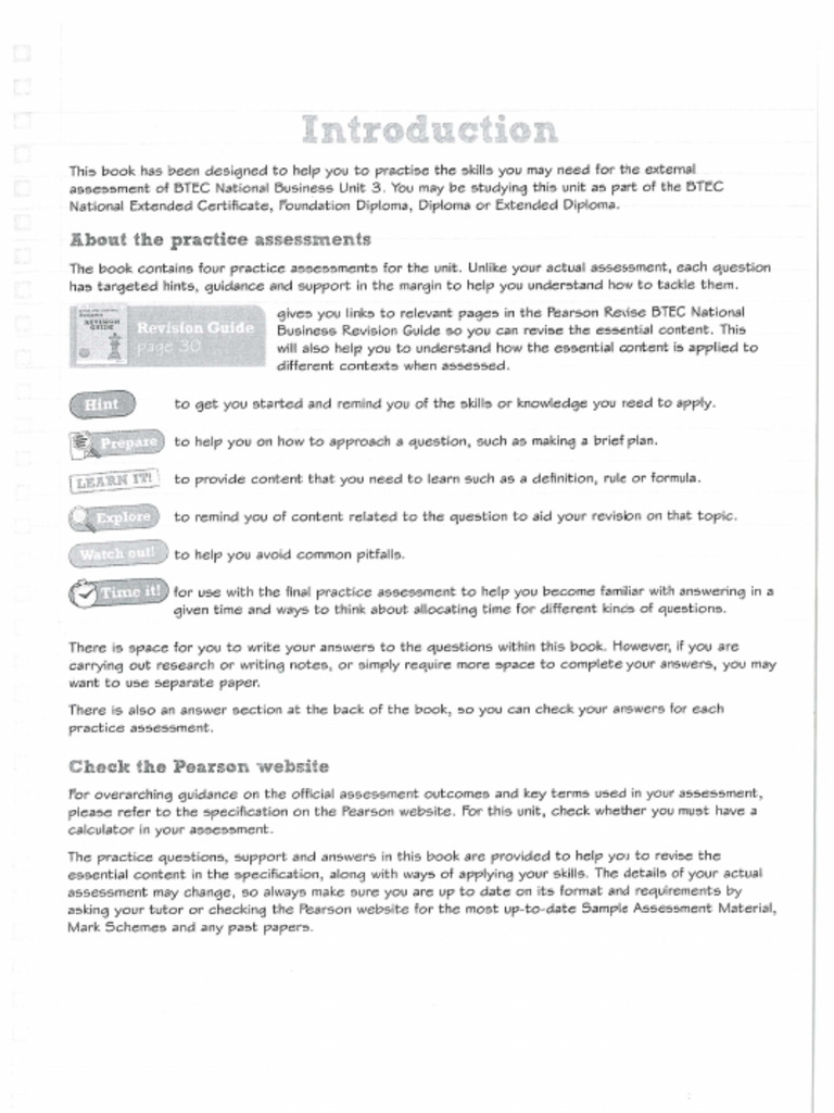 Unit 3 Revision Workbook | PDF