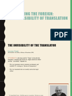 1 - (In) Visibility of Translation