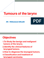 Tumour of The Larynx DR M .Alhouthi 2023