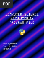 Ayaan Khar-Program File