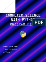 Ayaan Khar-Program File