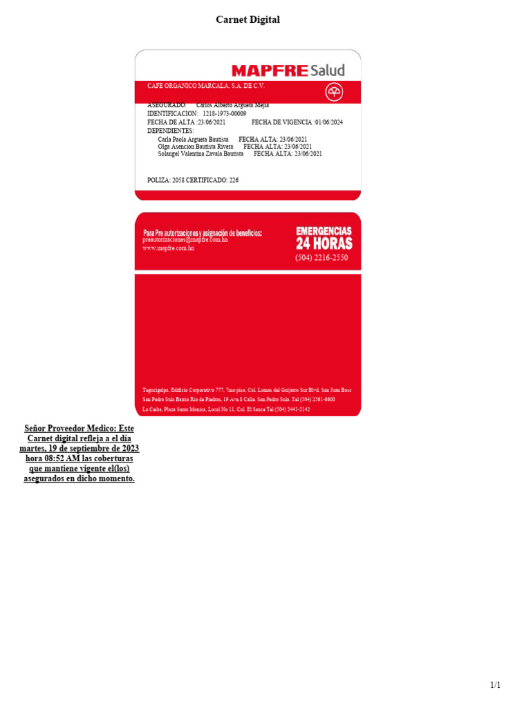 Carnet Digital Mapfre 2023 | PDF