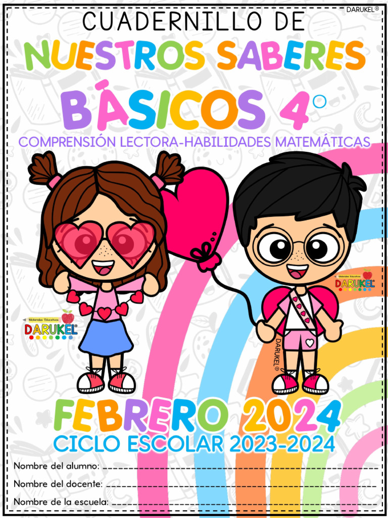 ??4° Darukel Feb1 Saberes Básicos Parte 1 23-24 | PDF