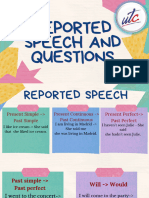 Reported Speech and Questions