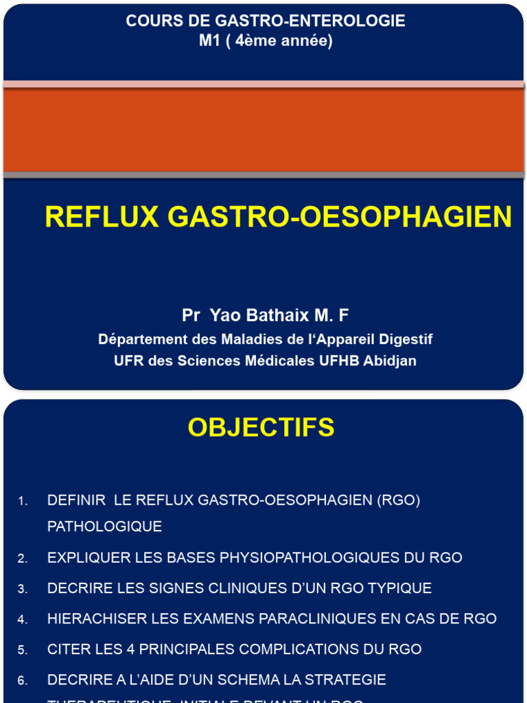 Rgo B2 2022-20 | PDF | Reflux gastro-œsophagien | Cancer de l'œsophage