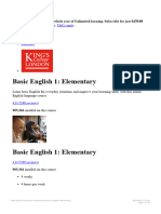 Basic English - Online Language Course - FutureLearn