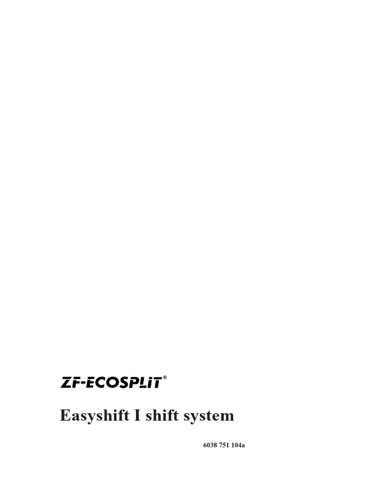 ZF ECOSPLIT GEARBOX MANUAL PDF visual data 7