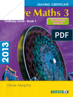 Active Maths 3 Leaving Cert Ordinary Level Old Strand 5 Booklet