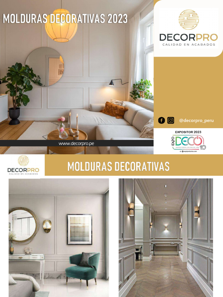 MOLDURAS DECORATIVAS DECORPRO - 2023 - Compressed | PDF