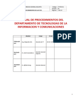 Manual de Procedimientos TI Grupo Kong