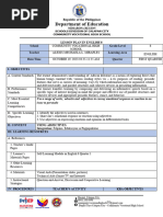 MATATAG Curriculum Lesson Plan Template 4 | PDF | Lesson Plan | Learning
