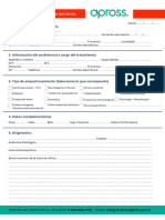 Formulario de Empadronamiento Medicacion Cronica