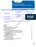 NTD-IA-026 Norma Técnica de Diseño Bases y Criterios de Diseño de Instrumentación y Control