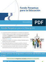 Fondo Perpetuo para La Educación ENE 2024