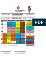 Horario de Grupo: Laboratorista Clinico