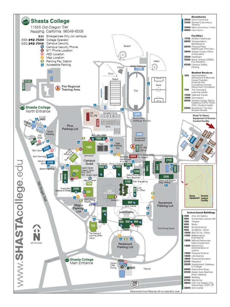 Campus Map Redding | PDF