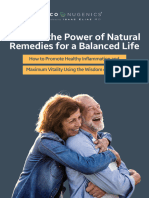 Unleash The Power of Natural Remedies For A Balanced Life How To Promote Healthy Inflammation and Maximum Vitality Using The Wisdom of Nature