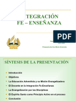 Integracion Fe Ensenanza