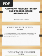 Nature of Problem Based and Project Based TTL Maam Princes - 010249