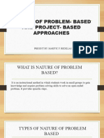 Nature of Problem Based and Project Based TTL Maam Princes - 010249