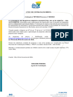 Licitacao@cdsaltosertao - Ba.gov - BR: Agente de Contratação