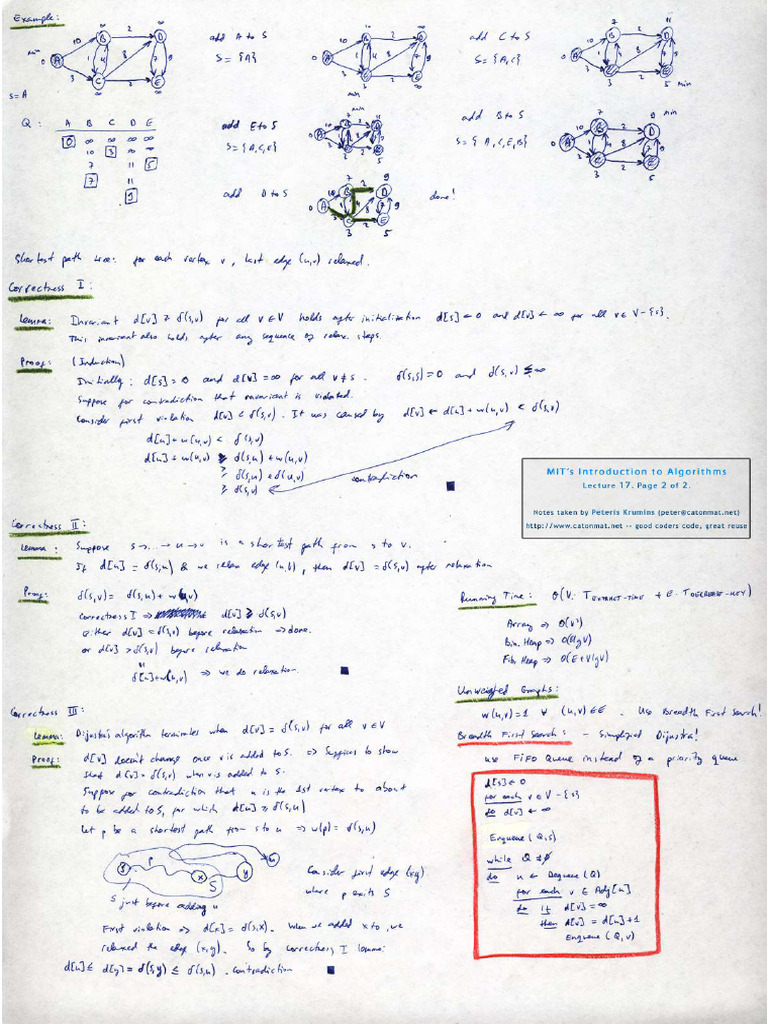 Mit Algorithms Lecture 17 02 | PDF